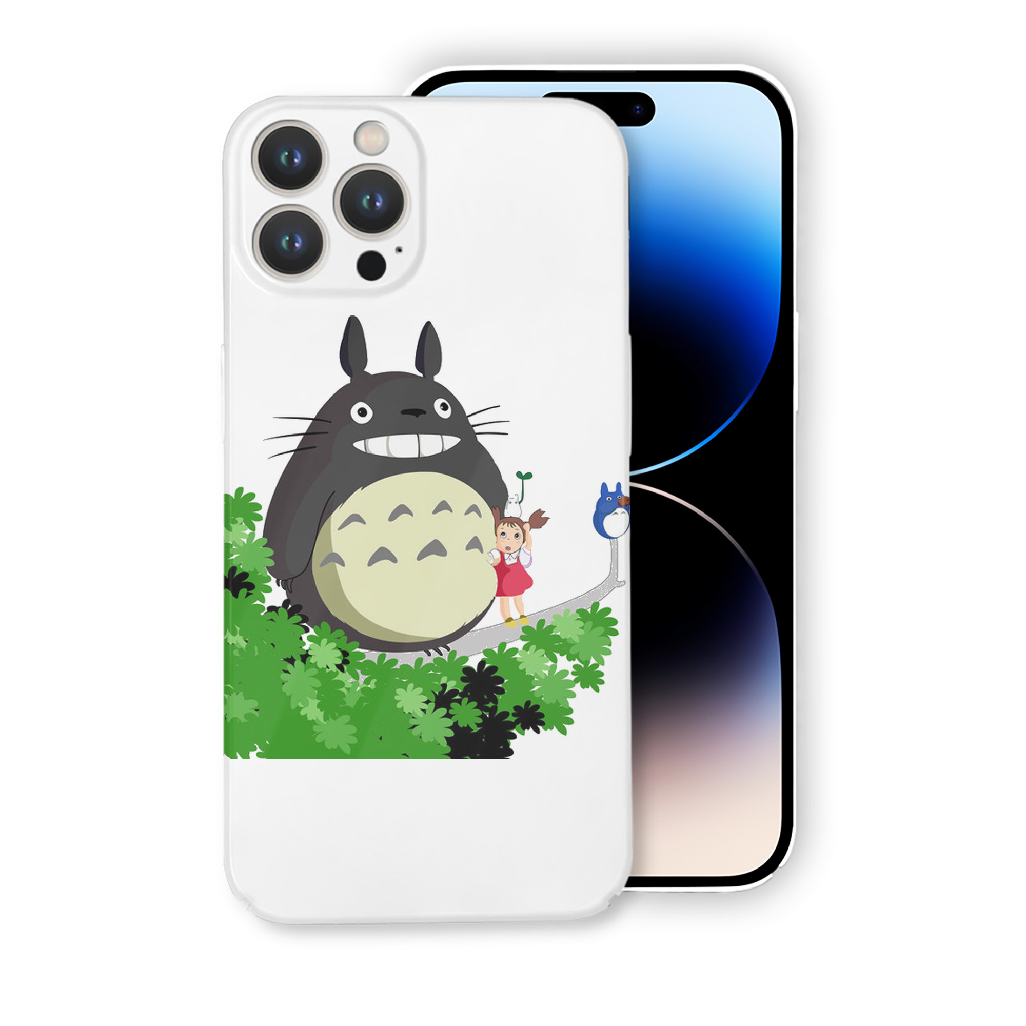 （画像用） となりのトトロ 草壁メイ 草壁サツキ My Neighbor Totoro Satsuki Kusakabe Mei Kusakabe 【iPhone 14シリーズ対応】ハードケース